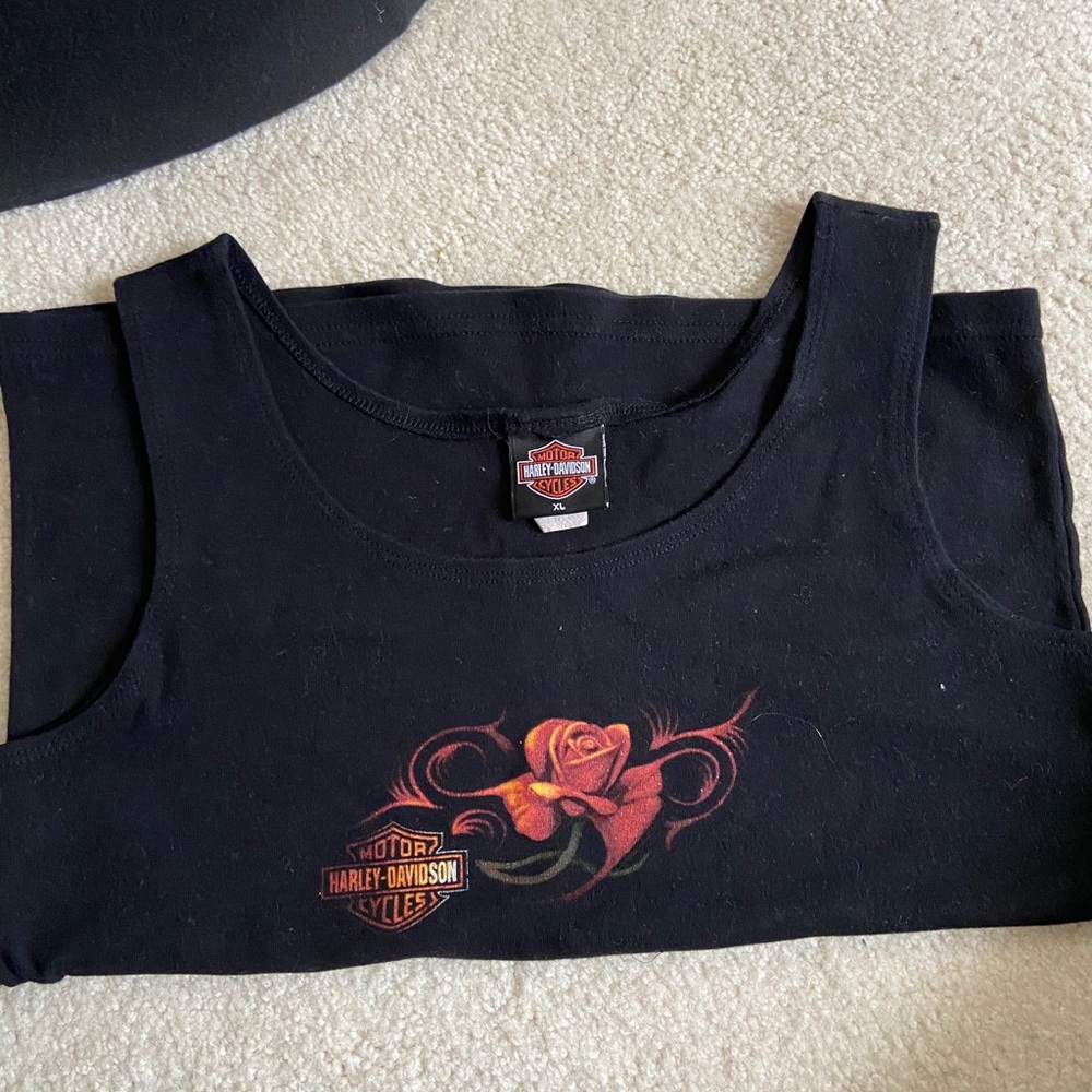 Harley Davidson Black Tank Top